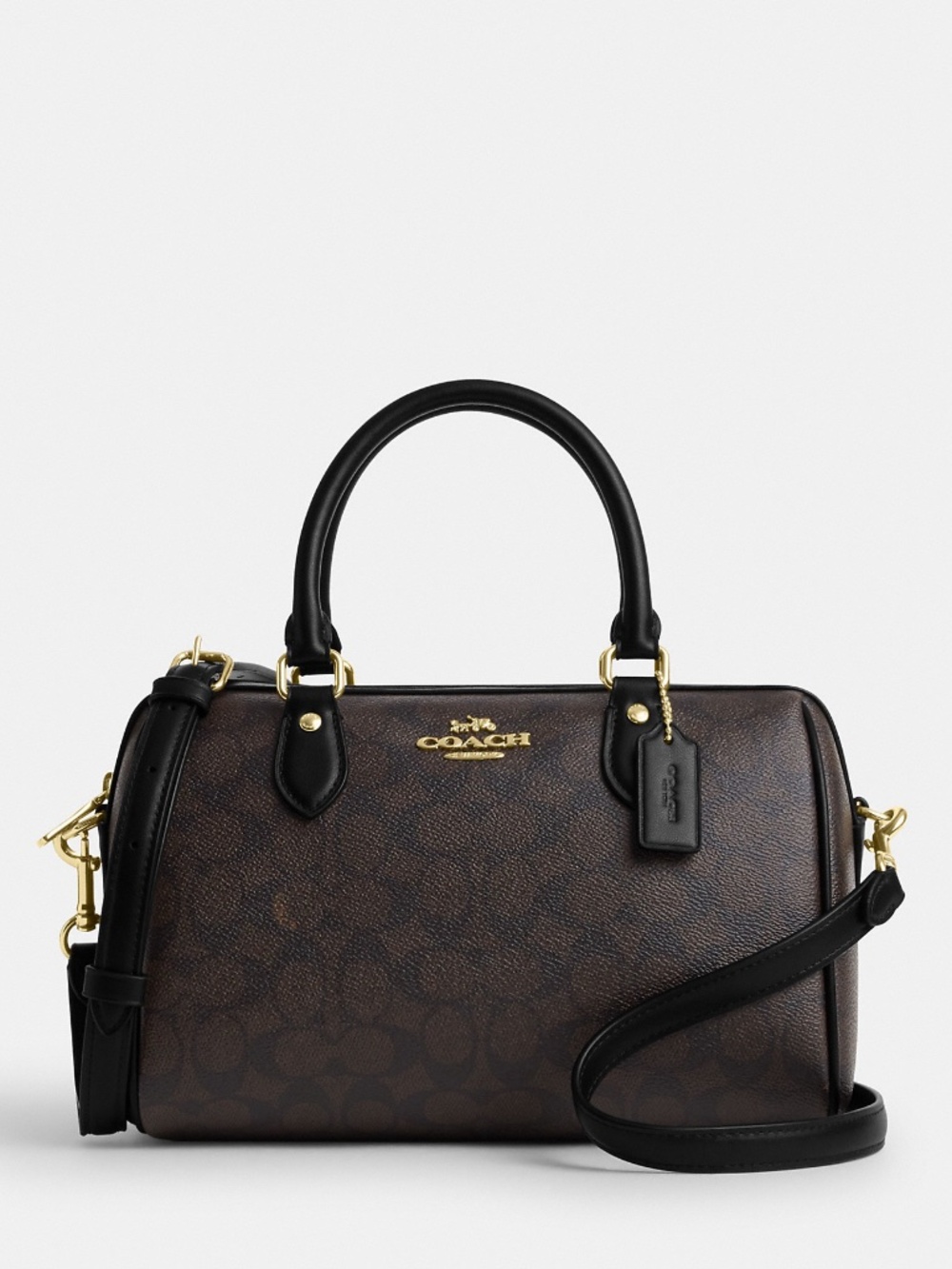 Coach Outlet Rowan Satchel Bag In Signature Canvas